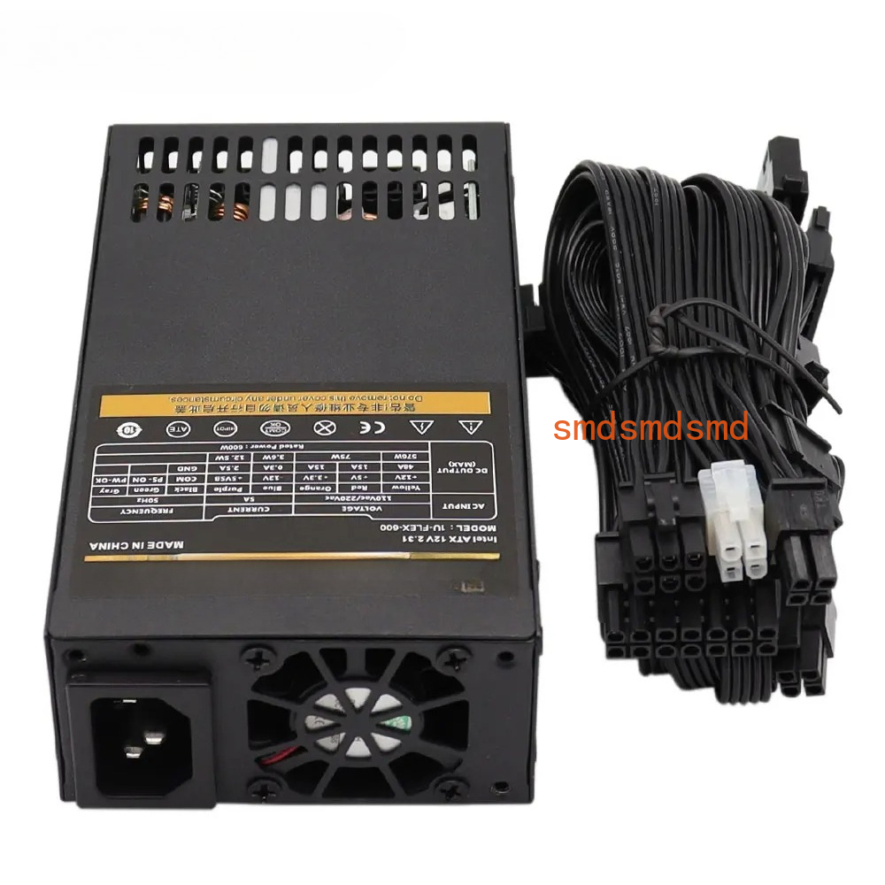Atx Power Supply 1U Flex 500W - Alimentatore Modulare 600W Piccolo 1U Flex-ATX