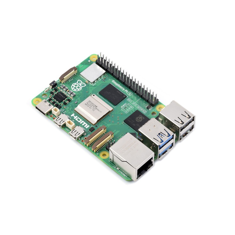 Raspberry Pi 5 8Gb - Waveshare Raspberry Pi 5, processore BCM2712,