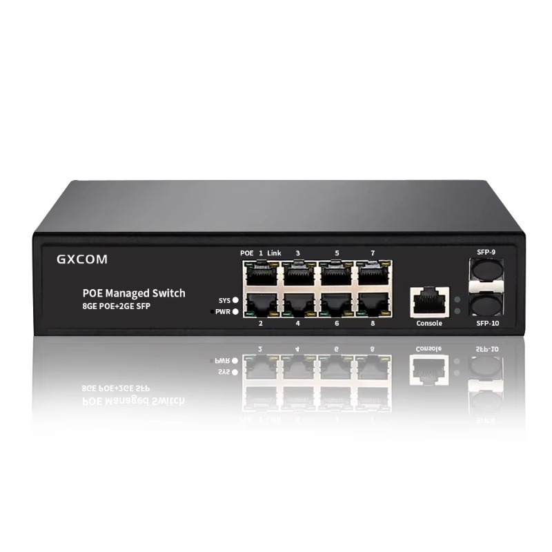 Managed Gigabit Poe Switch 8 Port 802.3At - Switch Ethernet PoE Gestibile di Livello