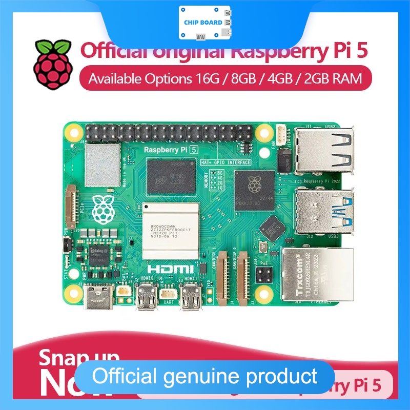 Raspberry Pi 5 8Gb - Computer ufficiale a scheda singola Raspberry