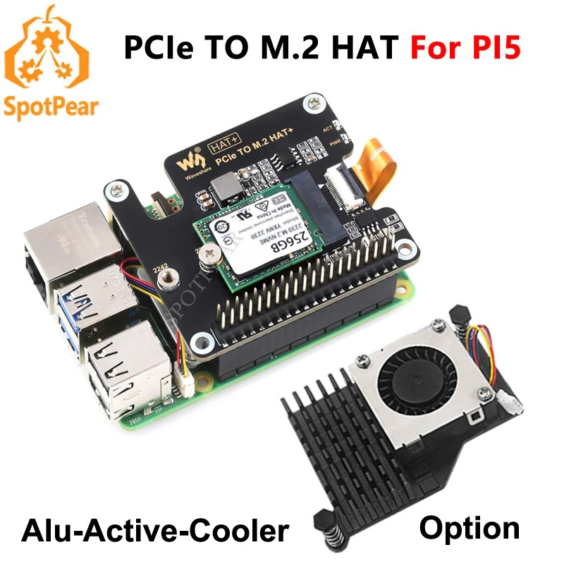 Turing Pi 2 - Scheda adattatore SSD Raspberry Pi5 PCIe
