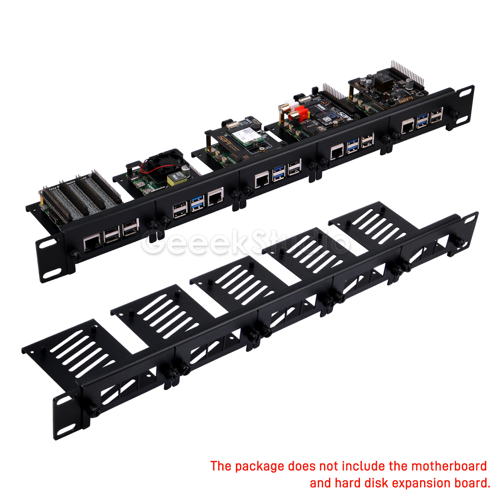 Deskpi Super6C - Supporto per rack 1U per Raspberry