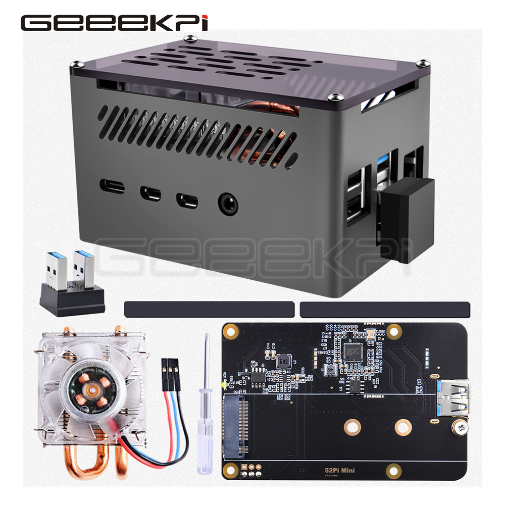 Turing Pi 2 - GeeekPi Custodia in mattoni in alluminio