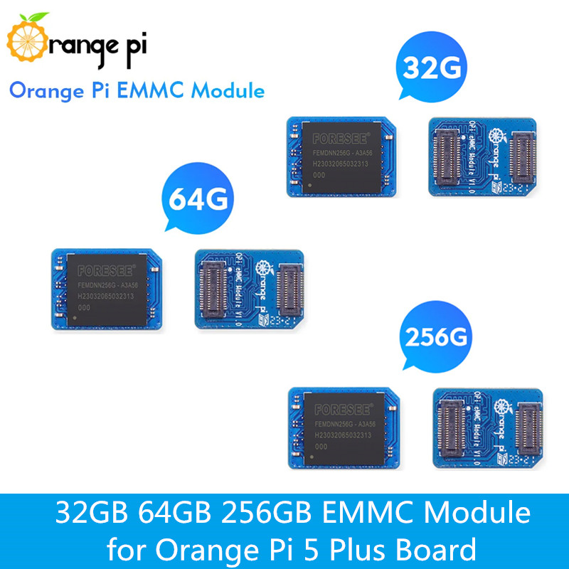 Orange Pi 5 Plus 32Gb - Modulo EMMC Orange Pi 32GB 64GB