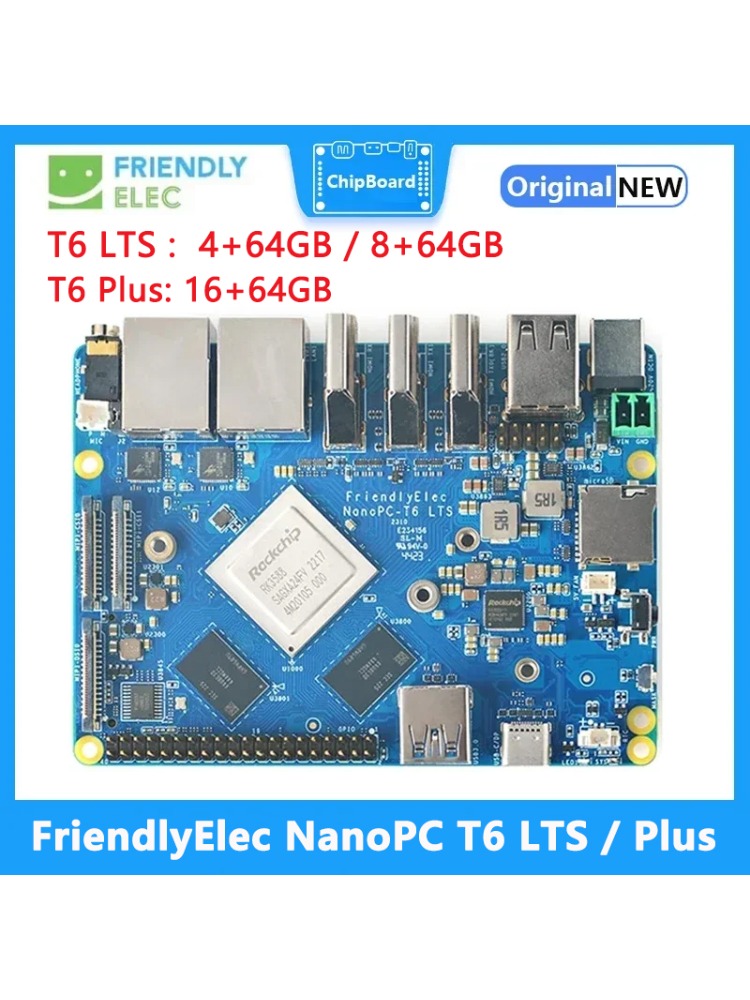 FriendlyElec NanoPC T6 LTS/Plu - Nanopc T6 16Gb recensione e prezzo