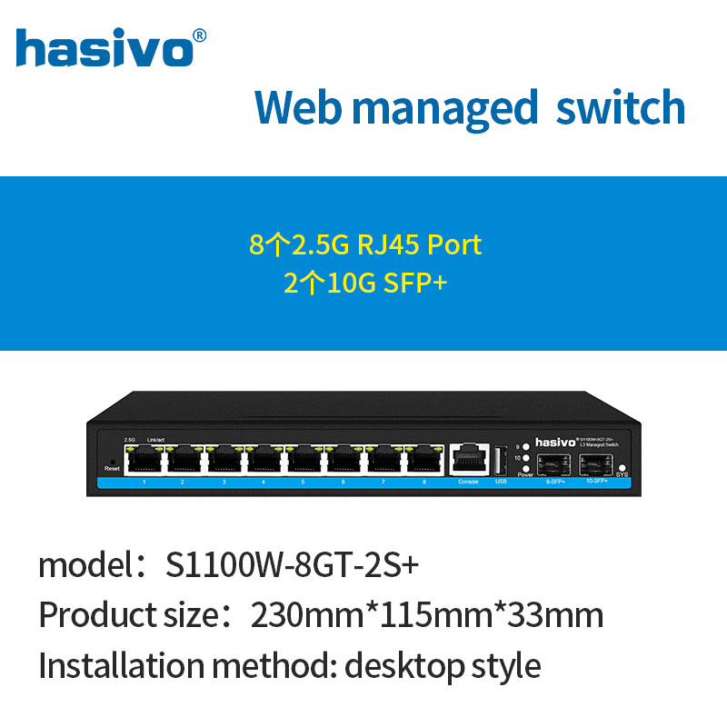 Switch PoE da 2,5 Gps gestito  - Sfp+ 10G Managed Switch 8 Port recensione e prezzo
