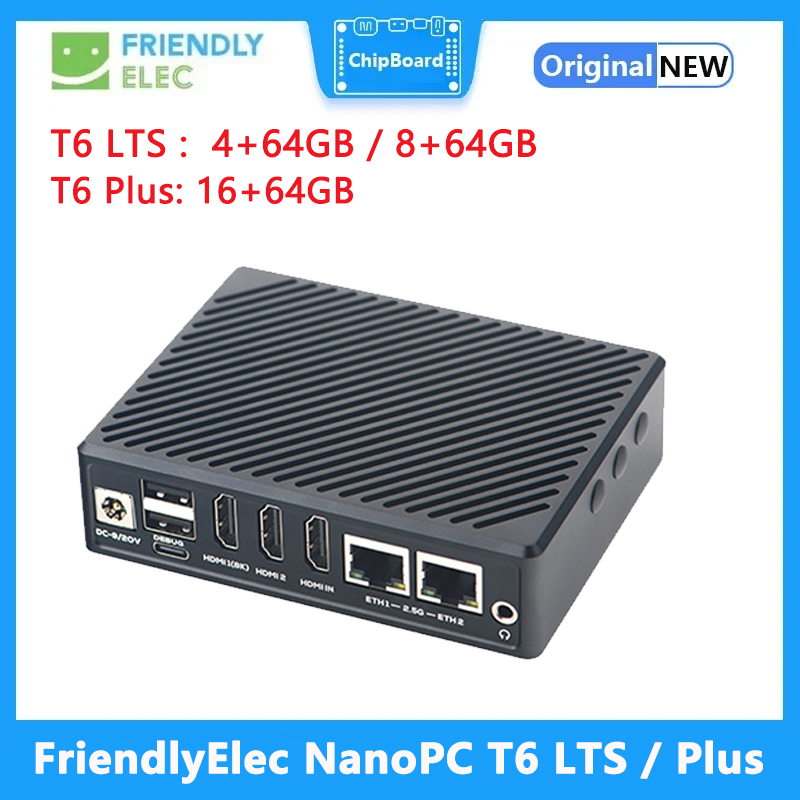 FriendlyElec NanoPC T6 LTS/Plu - Nanopc T6 16Gb recensione e prezzo