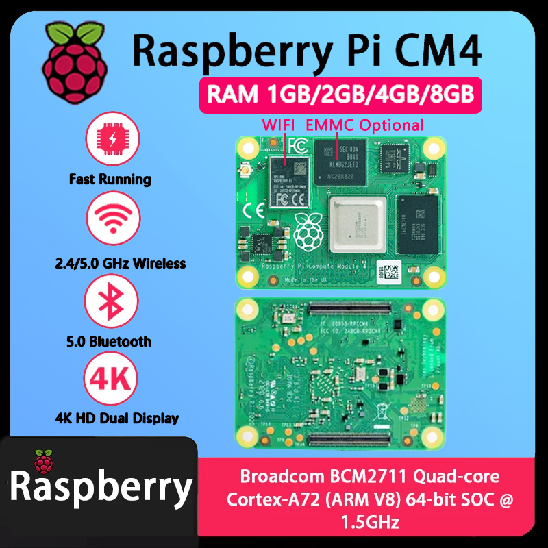 Raspberry Pi CM4 1GB/2GB/4GB/8 - Raspberry Pi Cm4 8Gb Ram 32Gb Emmc Wifi recensione e prezzo