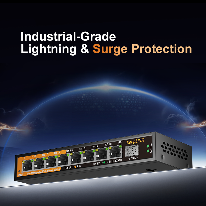 KeepLiNK KP-9000-9XHML-X Switc - Sfp+ 10G Managed Switch 8 Port recensione e prezzo