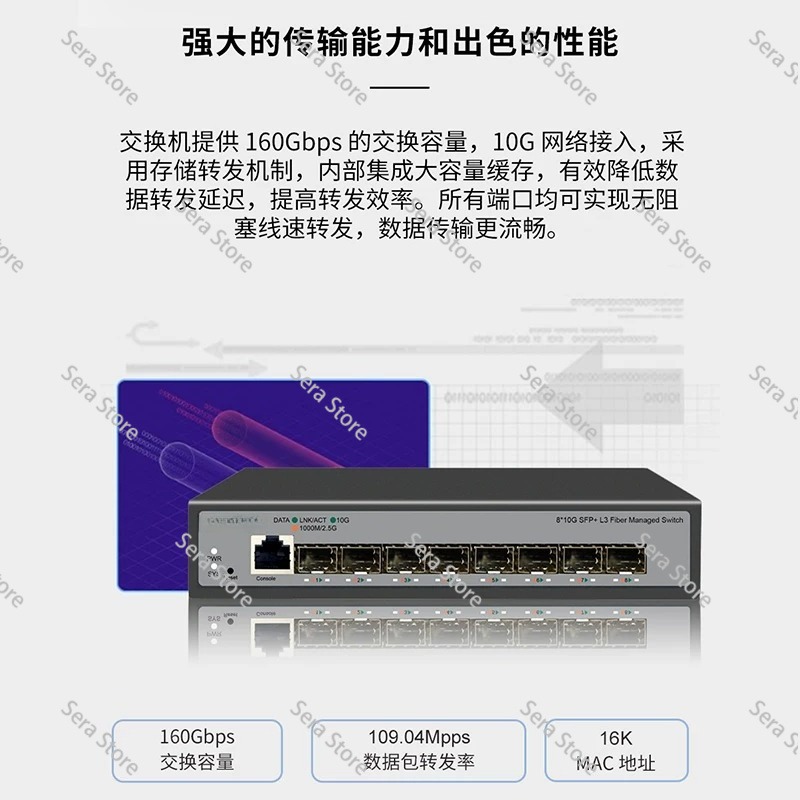 Switch Ethernet Full 10 Gigabi - Sfp+ 10G Managed Switch 8 Port recensione e prezzo