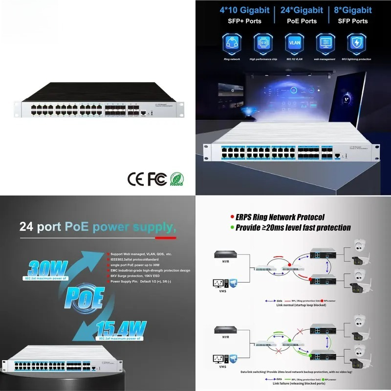 Switch di gestione industriale - Sfp+ 10G Managed Switch 8 Port recensione e prezzo