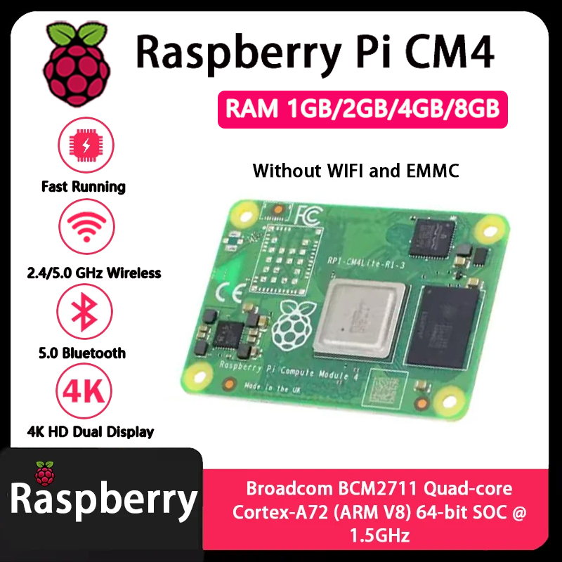 Raspberry Pi CM4 1GB/2GB/4GB/8 - Raspberry Pi Cm4 8Gb Ram 32Gb Emmc Wifi recensione e prezzo