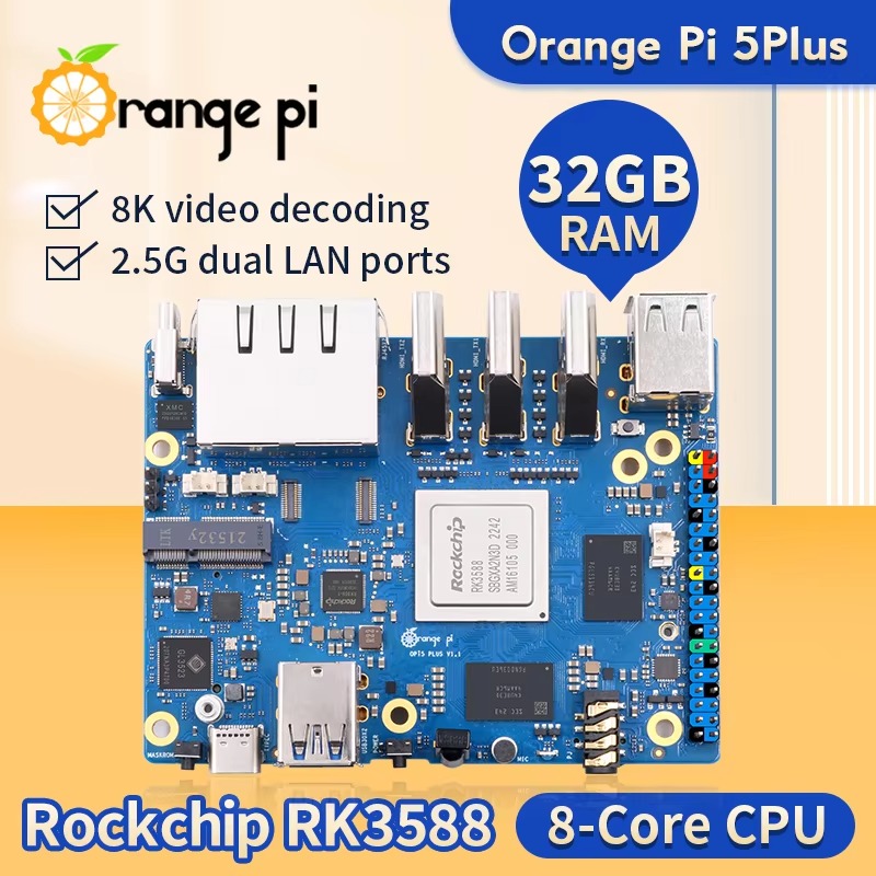 Scheda Singola DroMaRockchip R - Orange Pi 5 Plus 32Gb recensione e prezzo