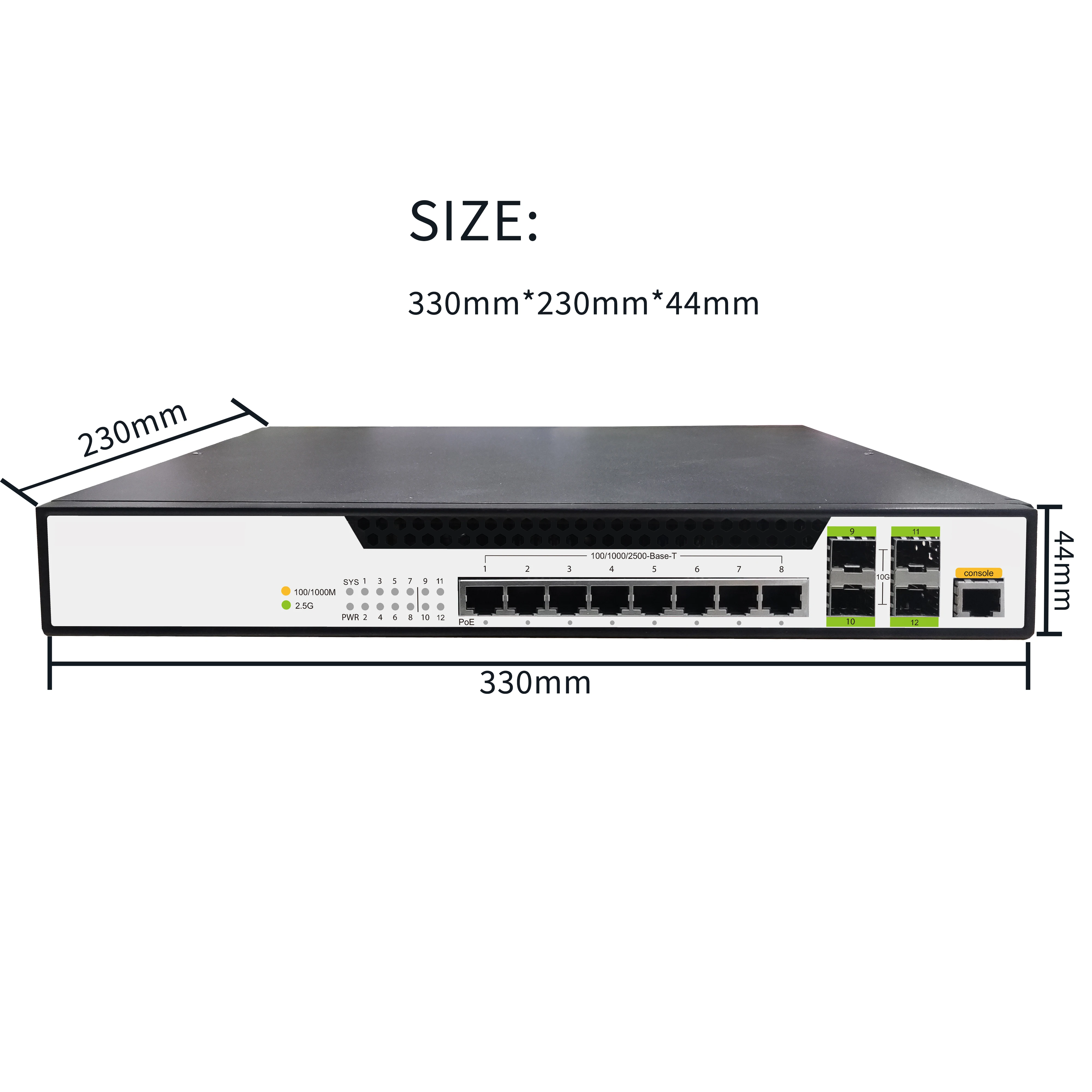 Switch di rete desktop PoE ger - Sfp+ 10G Managed Switch 8 Port recensione e prezzo